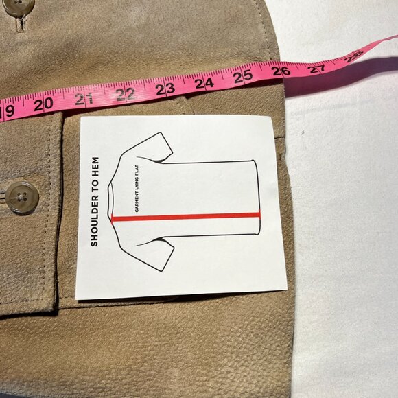 Style & Co. Suede Blazer (Size L) Quiet Luxury Statement Edgy & Elegant Suede - Picture 9 of 12